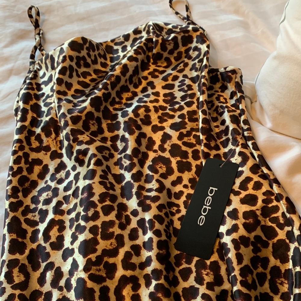 Nwt Bebe midi slip dress, stunning!